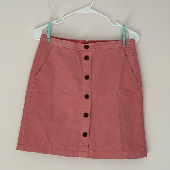 J.Crew Corduroy button-front mini skirt size 4 - Picture 3 of 11